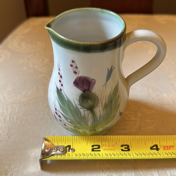 Buchanan Finest Thistle Stoneware Portobello, Scotland signed creamer - Picture 8 of 10